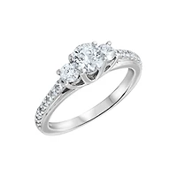 14K WHITE GOLD RING