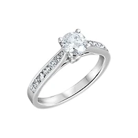 BAGUE EN OR BLANC 14K
