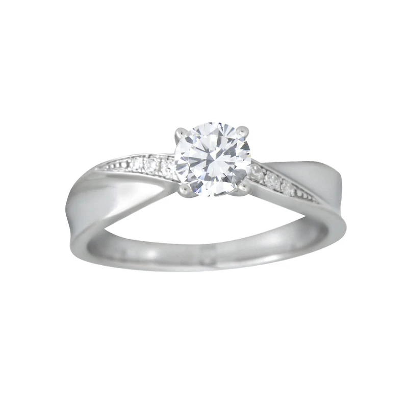 14K WHITE GOLD RING
