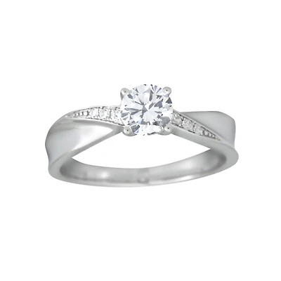 14K WHITE GOLD RING