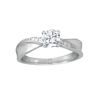 14K WHITE GOLD RING