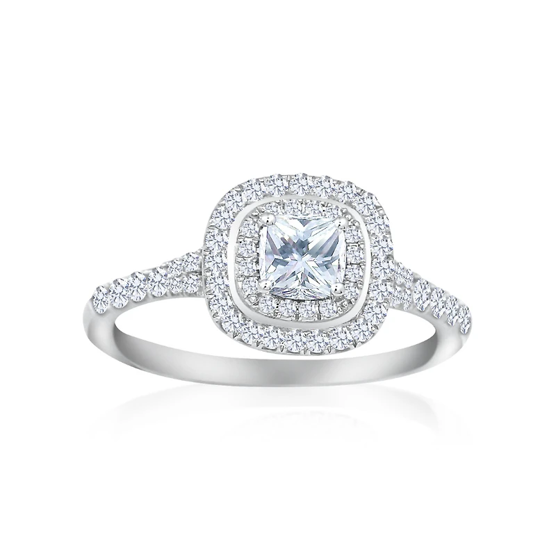 14K WHITE GOLD RING