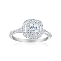 14K WHITE GOLD RING