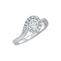18K WHITE GOLD RING