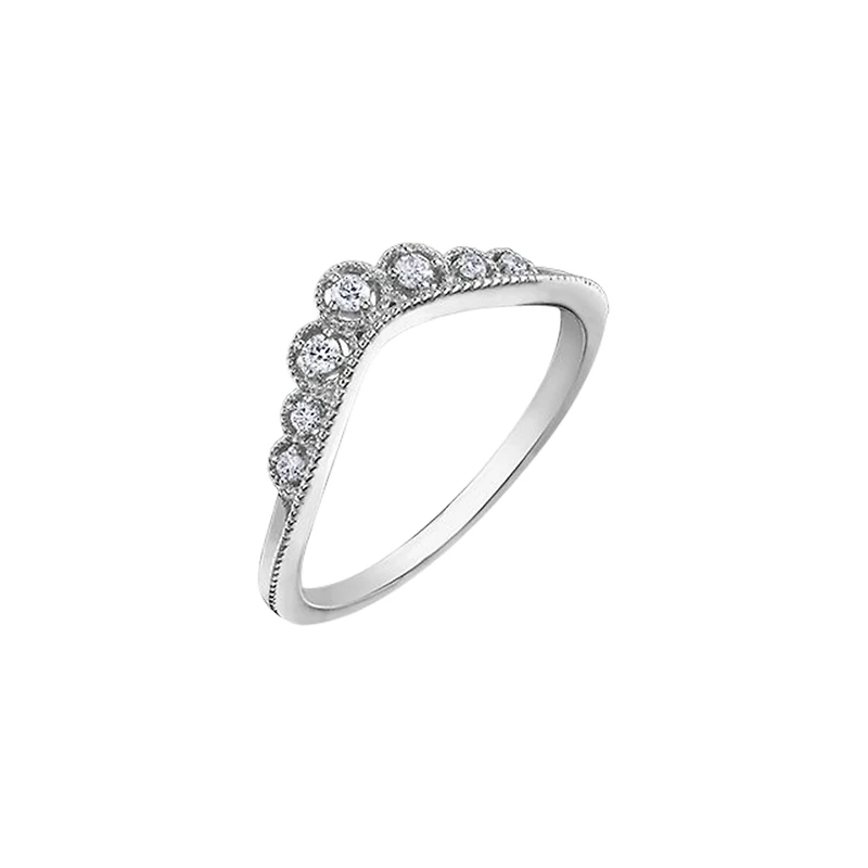 10k white gold ring