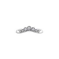 10k white gold ring