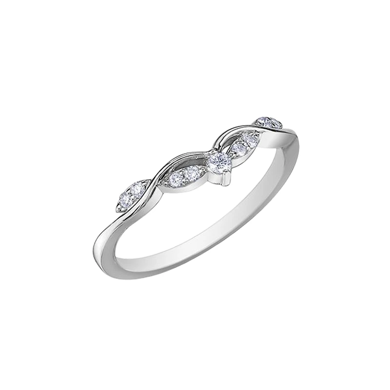 10k white gold bangle