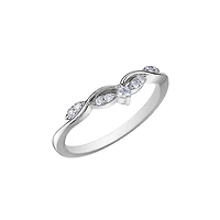 10k white gold bangle
