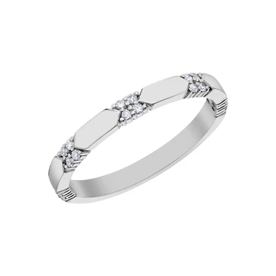10K WHITE GOLD BAND