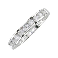 BAGUE EN OR BLANC 10K