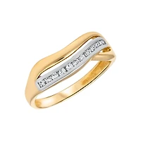 BAGUE EN OR JAUNE 10K