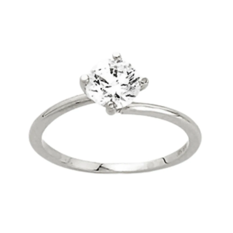 10K WHITE GOLD RING