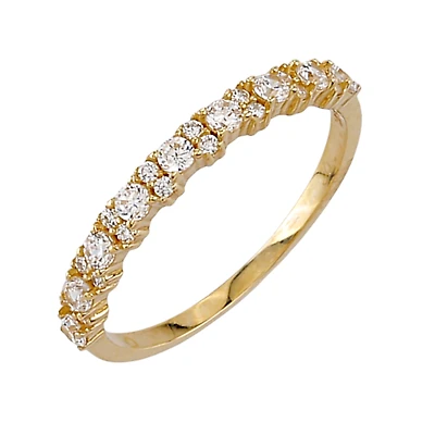 10K GOLD RING- ZIRCONIUM