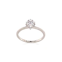 10K GOLD RING- ZIRCONIUM