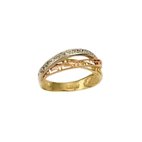 BAGUE EN OR TROIS TONS