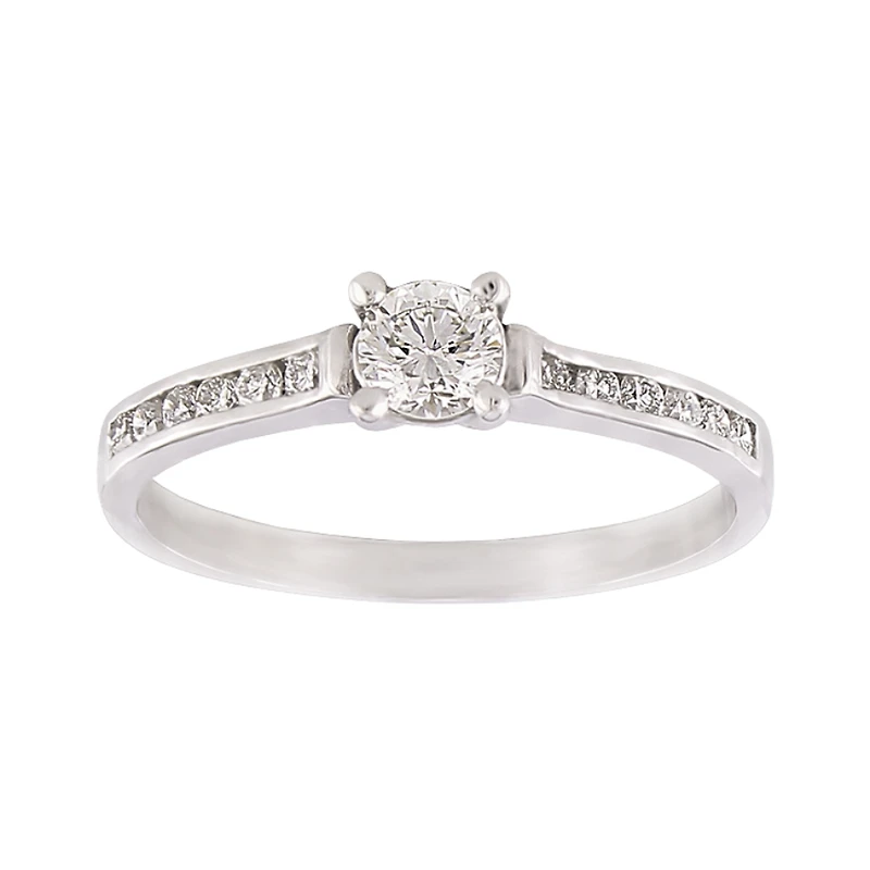 10K WHITE GOLD SEMI-ETERNITY
