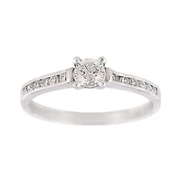 10K WHITE GOLD SEMI-ETERNITY