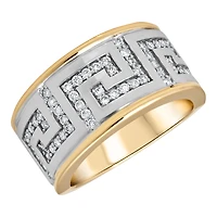 2 TONE 10K GOLD RING