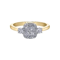 14K 2 TONE GOLD RING