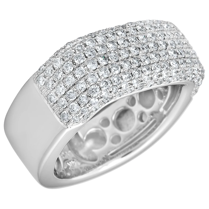 BAGUE OR BLANC 14K