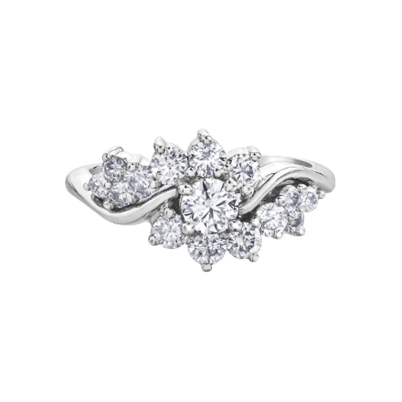 10K WHITE GOLD RING