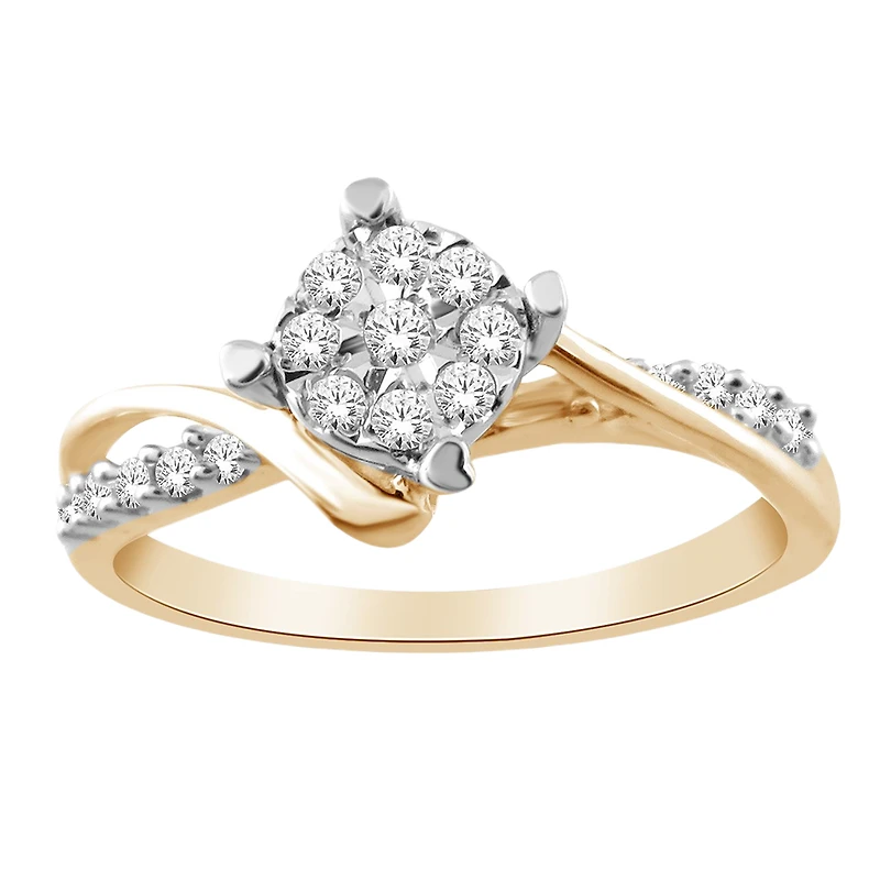 BAGUE POUR FEMME EN OR 10K