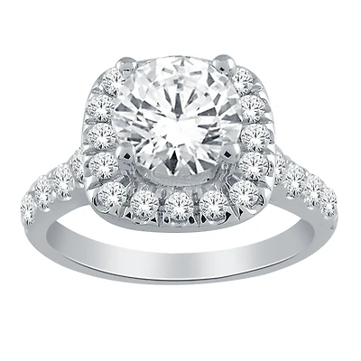 BAGUE À DIAMANTS EN OR 14K