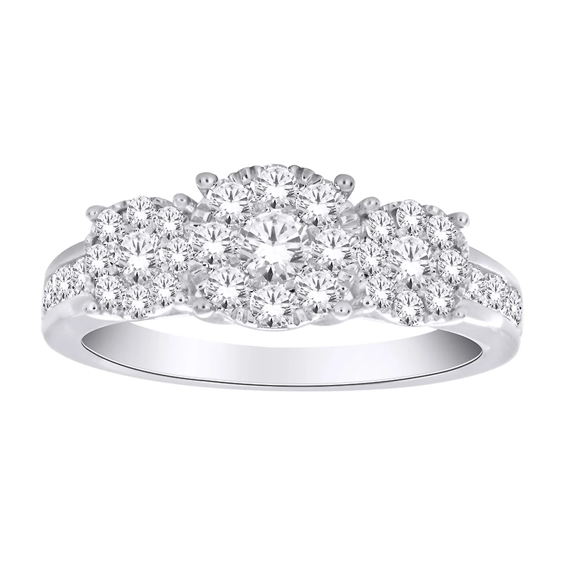 BAGUE À DIAMANTS EN OR 10K