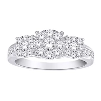 BAGUE À DIAMANTS EN OR 10K