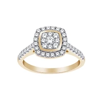 BAGUE POUR FEMME EN OR 2 TONS 10K