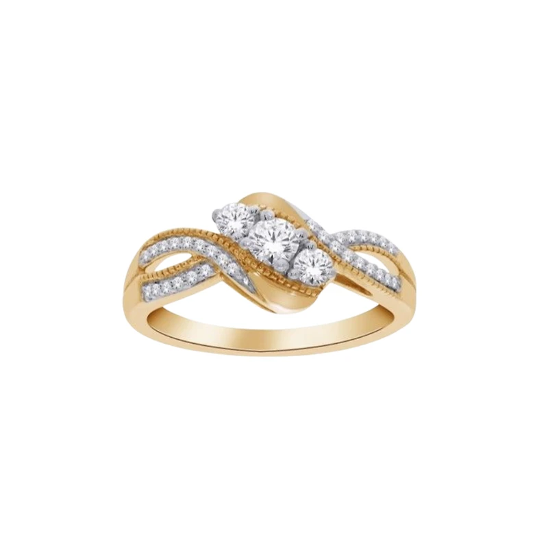 RING FOR WOMEN 10K YELLOW GOLD