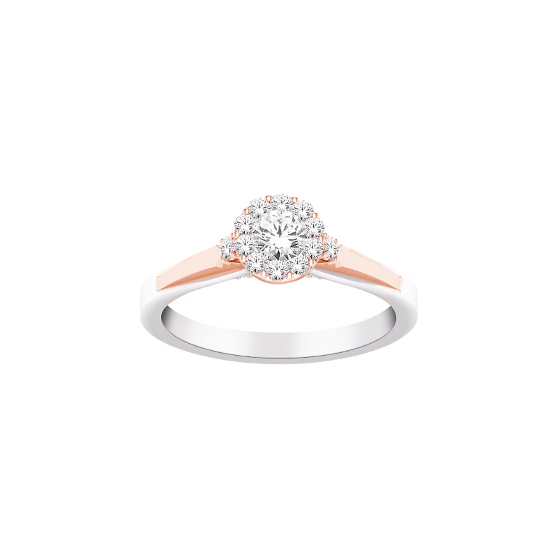 10K 2 TONE GOLD RING