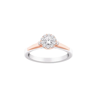 10K 2 TONE GOLD RING