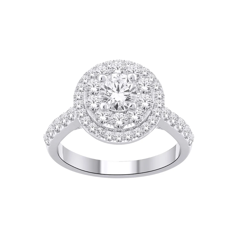 BAGUE EN OR BLANC 14K