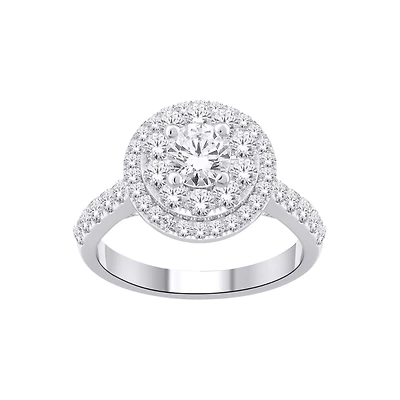 14K WHITE GOLD RING