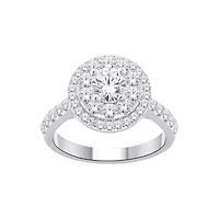 BAGUE EN OR BLANC 14K