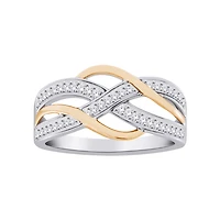 10K 2 TONE GOLD RING