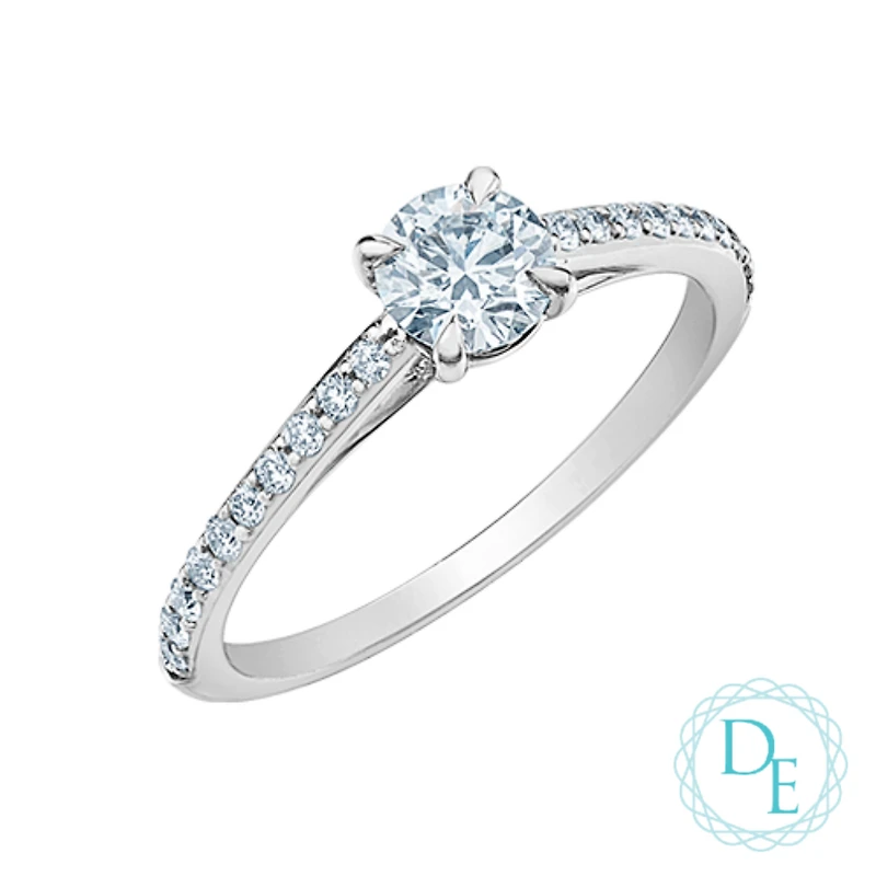 14K GOLD RING WITH DIAMONDS
