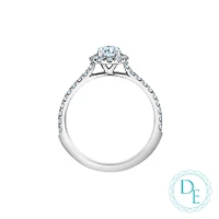 14K GOLD RING WITH DIAMONDS