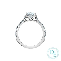 BAGUE EN OR 14K AVEC DIAMANTS