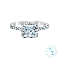 BAGUE EN OR 14K AVEC DIAMANTS