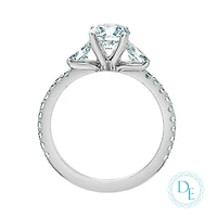 BAGUE OR BLANC 14K