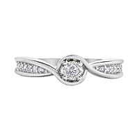 10K WHITE GOLD RING