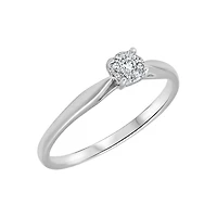10K WHITE GOLD RING