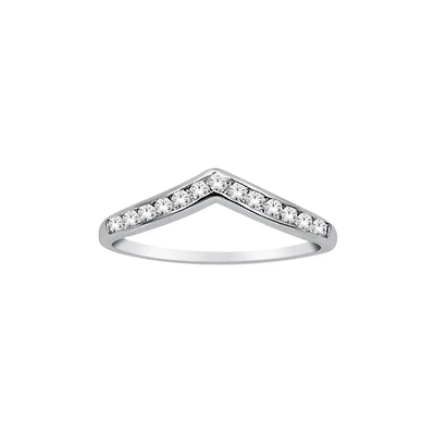 RING FOR WOMEN 10K WHITE GOLD