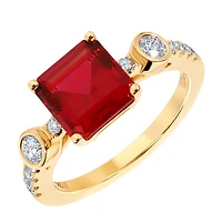 BAGUE OR JAUNE 14K