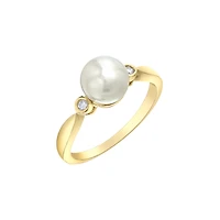 10K GOLD RING WITH PEARL