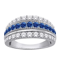 10K GOLD RING WITH SAPPHIRE