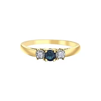 BAGUE EN OR 10K AVEC SAPHIR