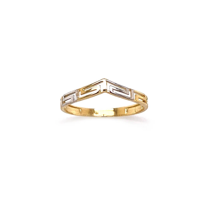 10K GOLD RING- RHODIUM